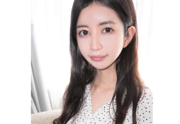 【癒し系塾講師】清楚な女子アナ系美女！Ｆカップ巨乳♥️上品なお顔が卑猥に…！♥️