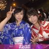 お酒飲んで酔いも回って大量潮吹き！美乳浴衣女子2人組が浴衣はだける絶頂イキまくり乱交SEX！花火大会で浴衣ナンパ！！