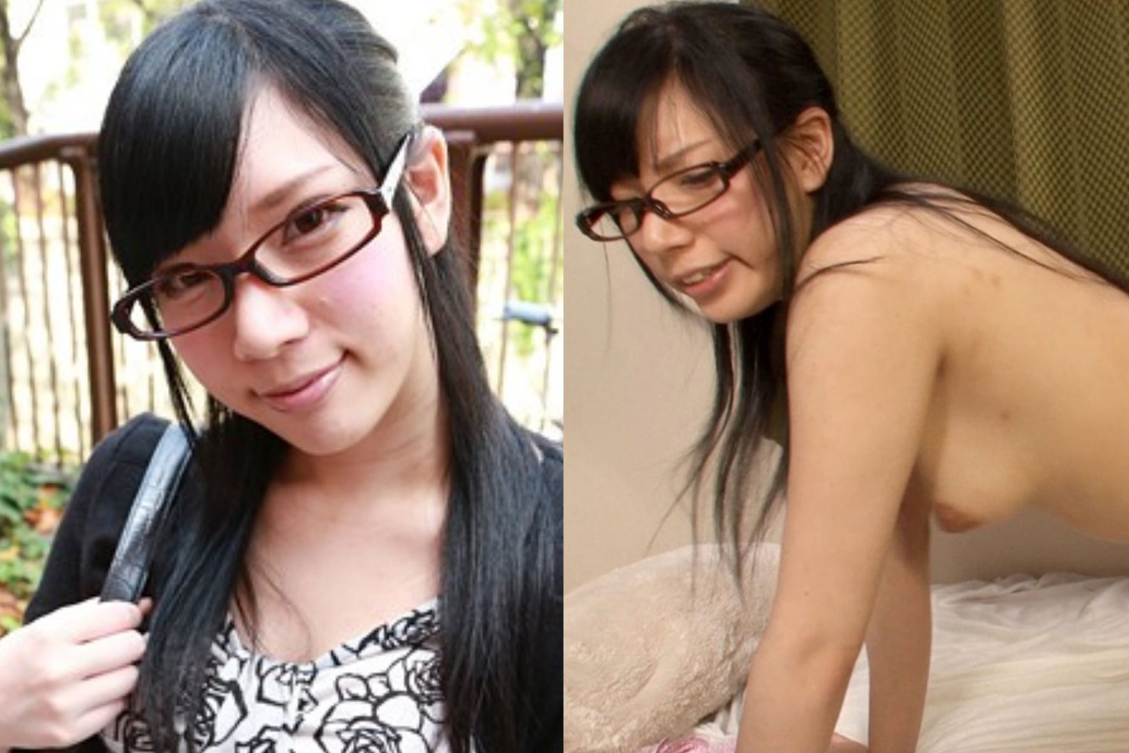極端に男性経験が少ないメガネ人妻がのめり込む中出しSEX